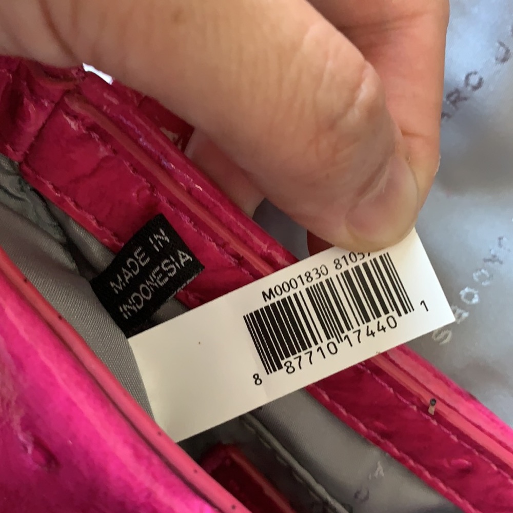 Marc Jacobs Pop Pink Ostrich pattern Crossbody bag - Picture 17 of 17